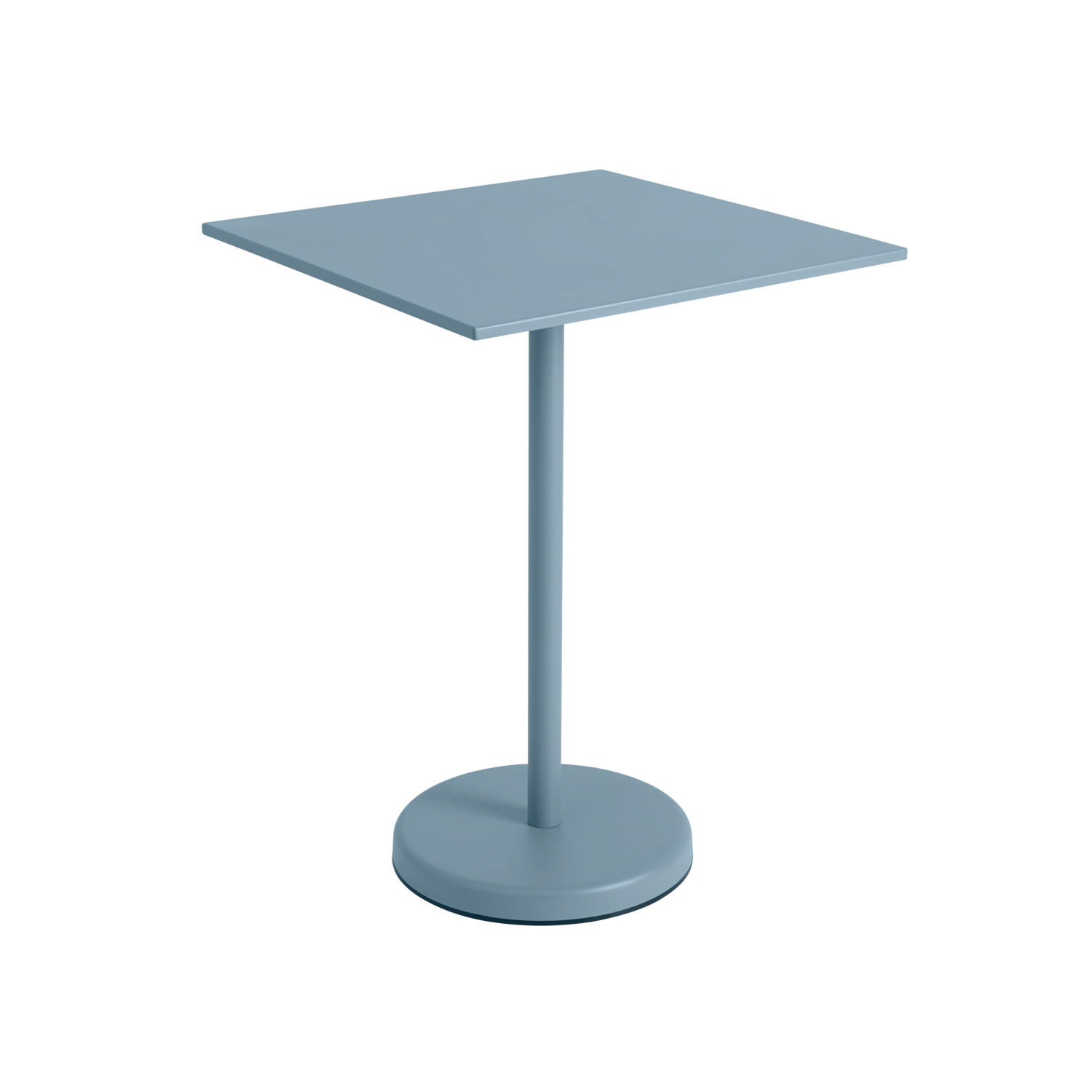 muuto linear steel cafetisch pale blue 95 eckig 85192