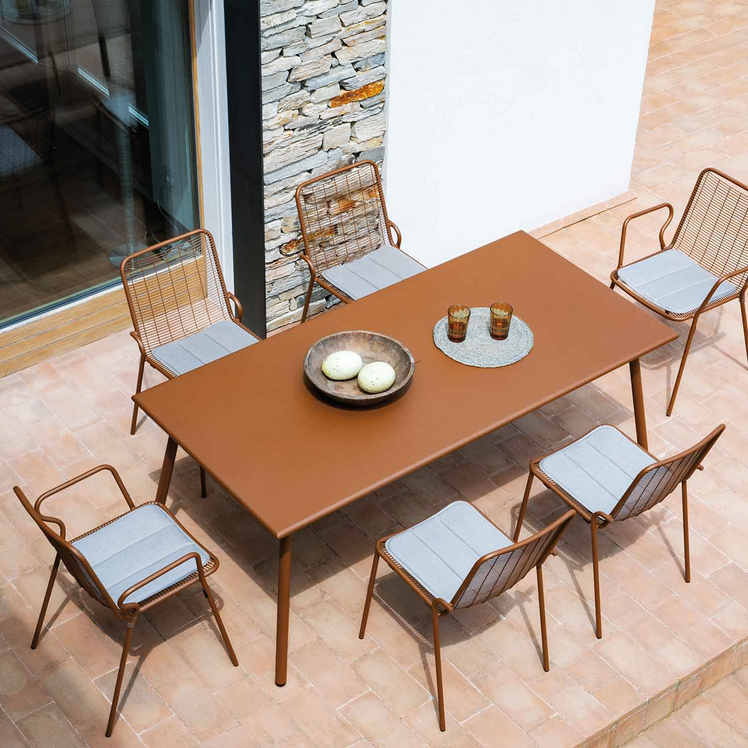 Vermobil - Verdea Tisch terracotta