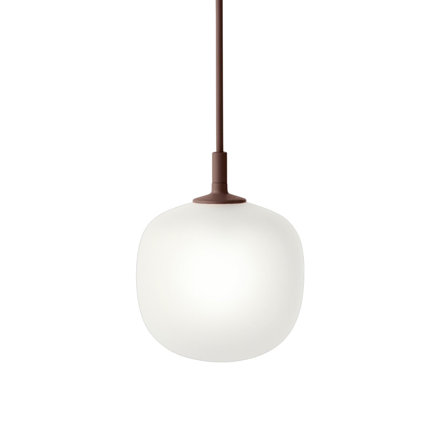 muuto rime pendelleuchte 12cm deep red 93779