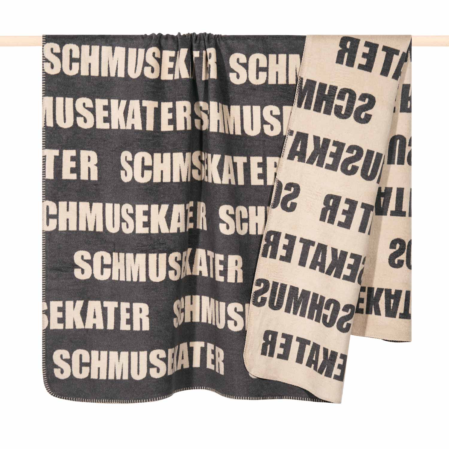 pad Letters Decke 150x500 grey 103552