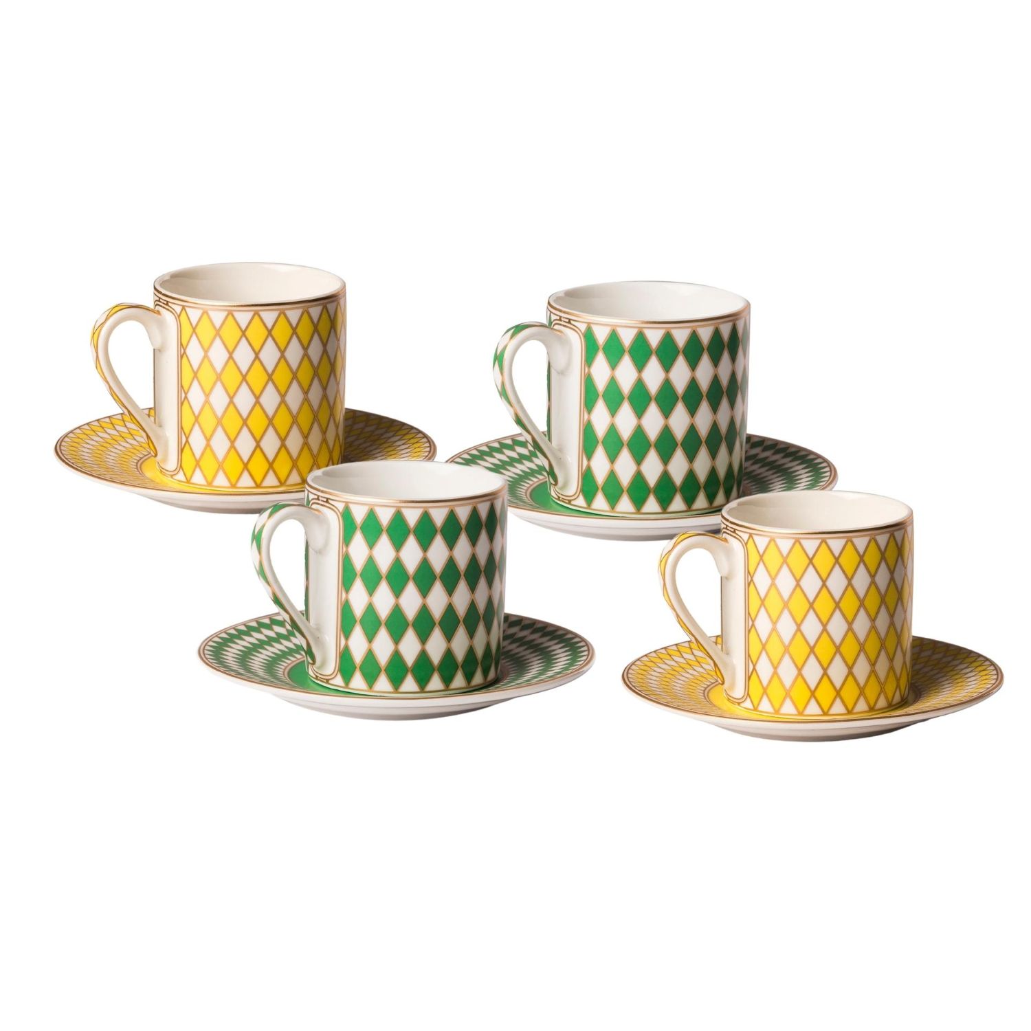 Pols Potten - Chess Espressotassen 4er-Set