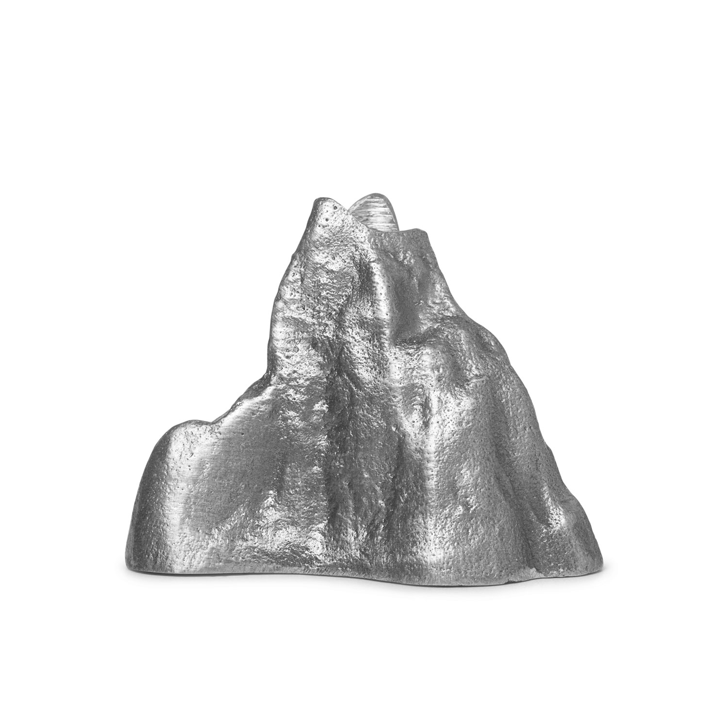 small alu ferm living stone candle holder 59009