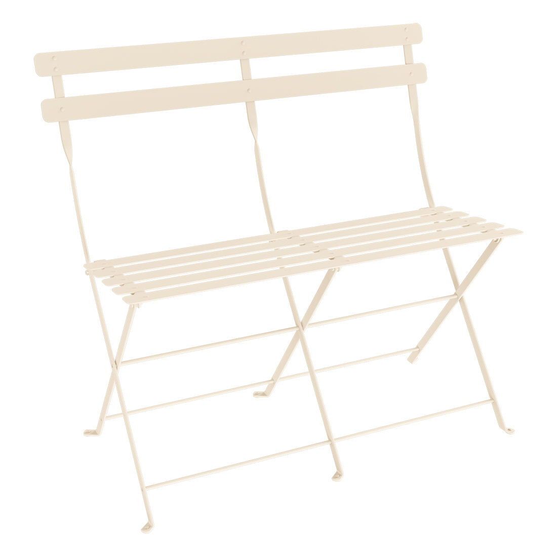 Fermob - Bistro Gartenbank klappbar Latte-Beige