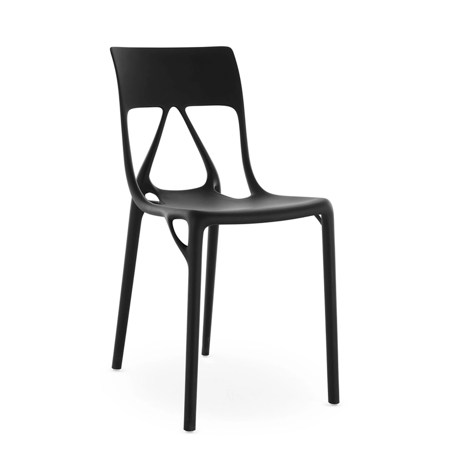 Kartell - A.I. light Stuhl schwarz