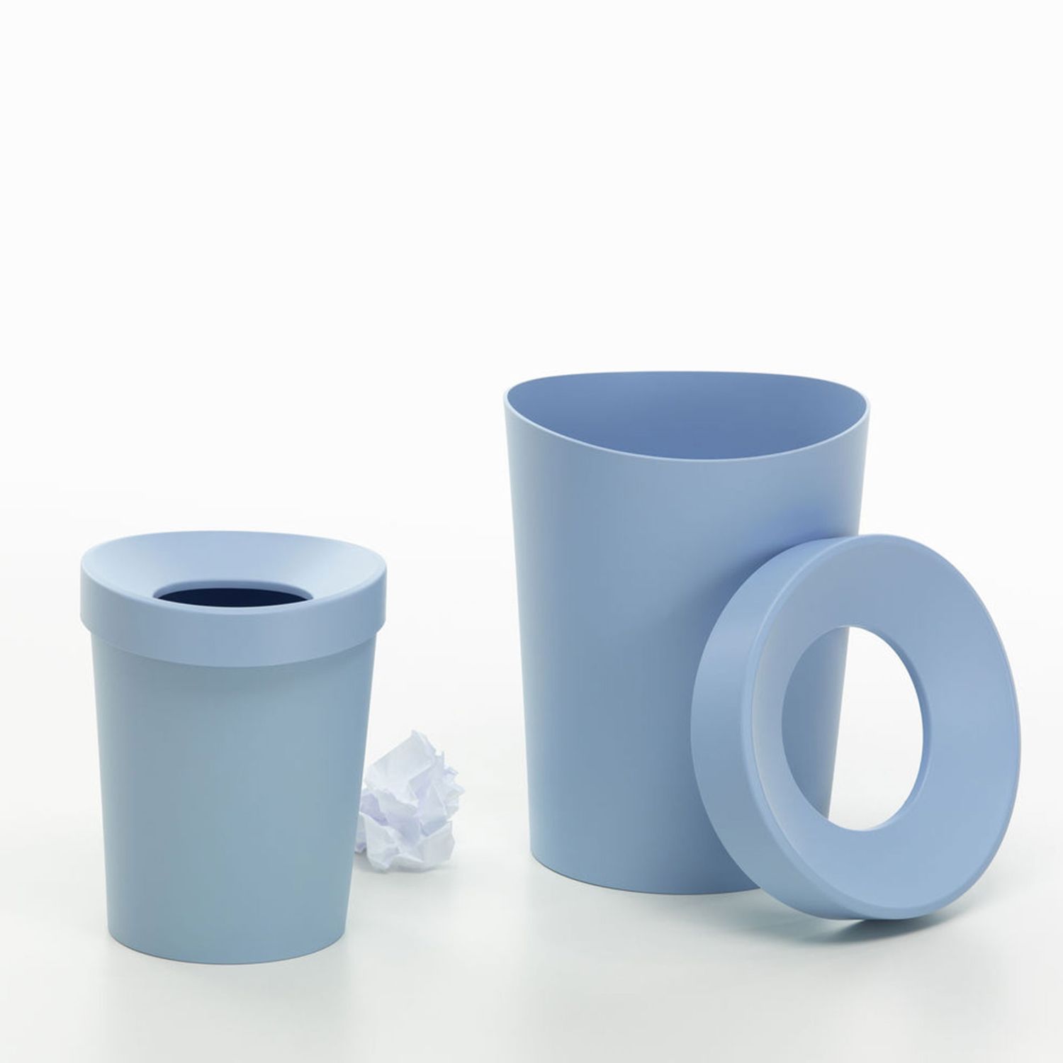 Vitra - Happy Bin RE Papierkorb small himmelblau