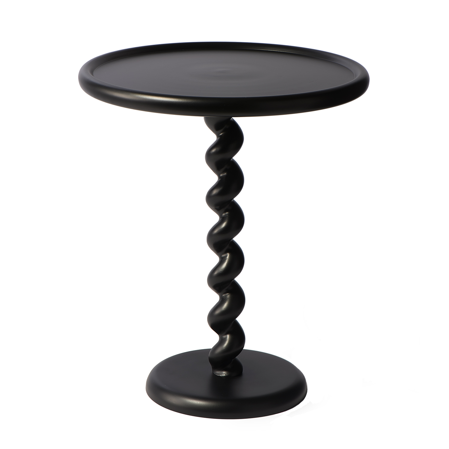 pols potten twister beistelltisch schwarz 95111