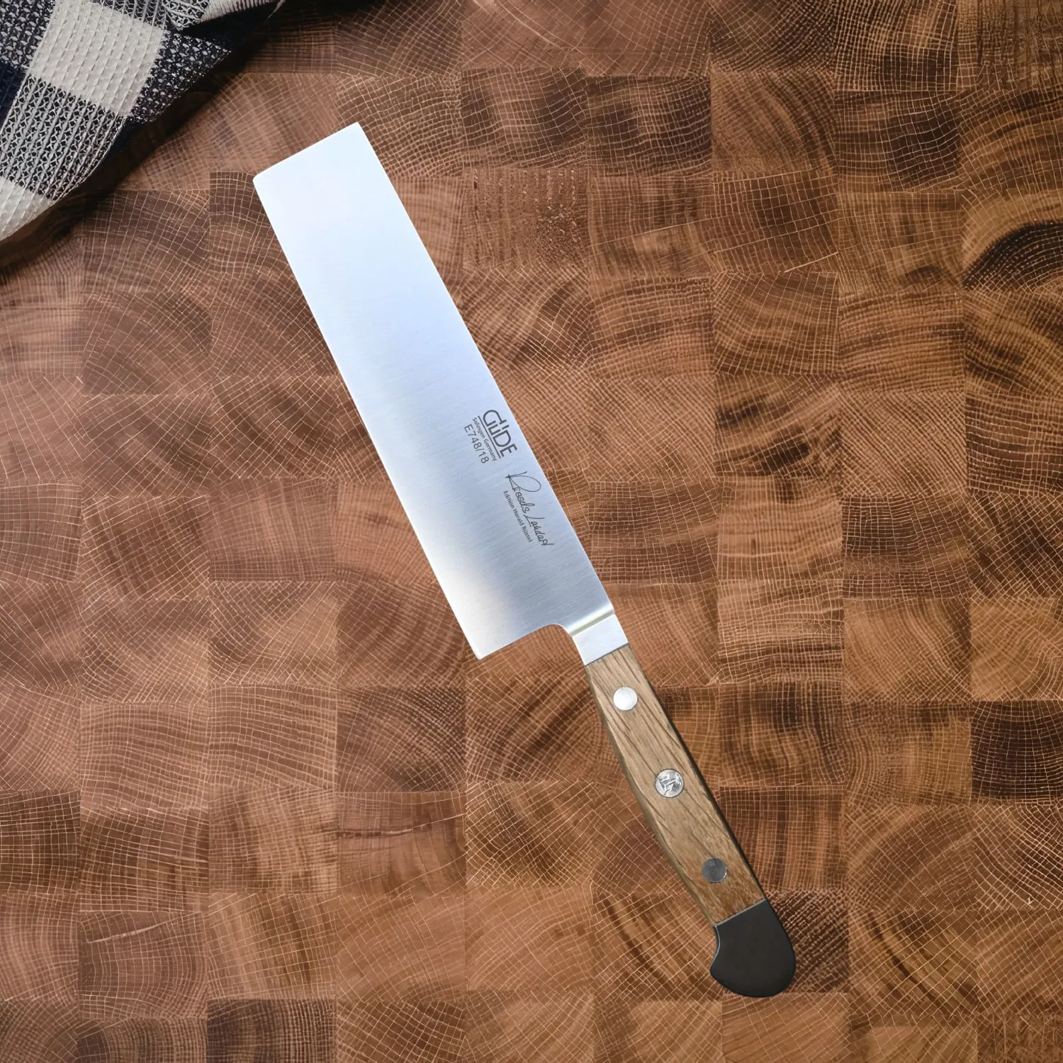 Güde - Nakiri Gemüsemesser 18 cm Serie Alpha-Eiche
