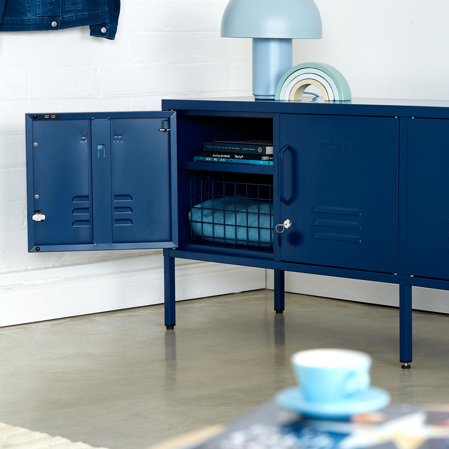 The Standard Navy Mustard Made Locker Playroom 02 102957
