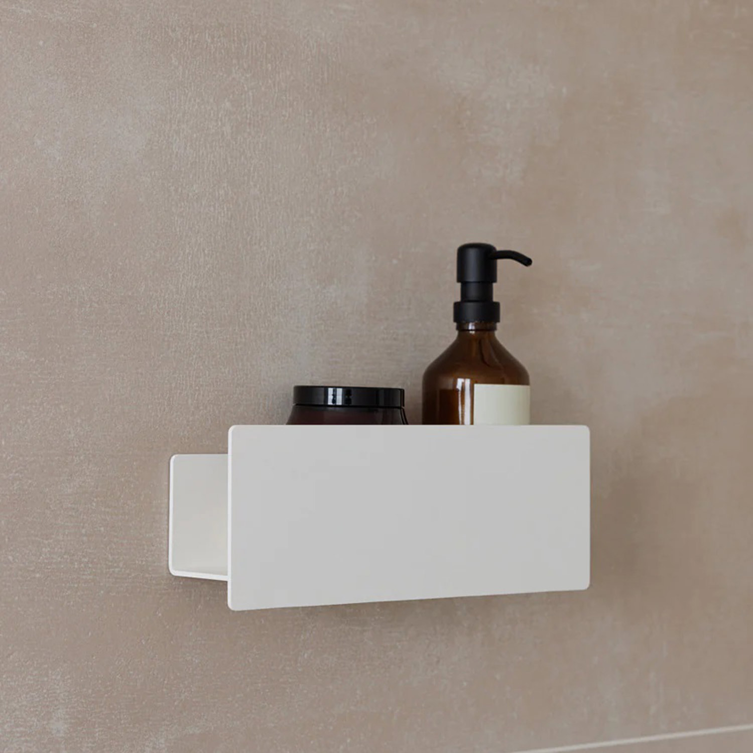 metallbude shea duschablage 30 weiss bad 96670