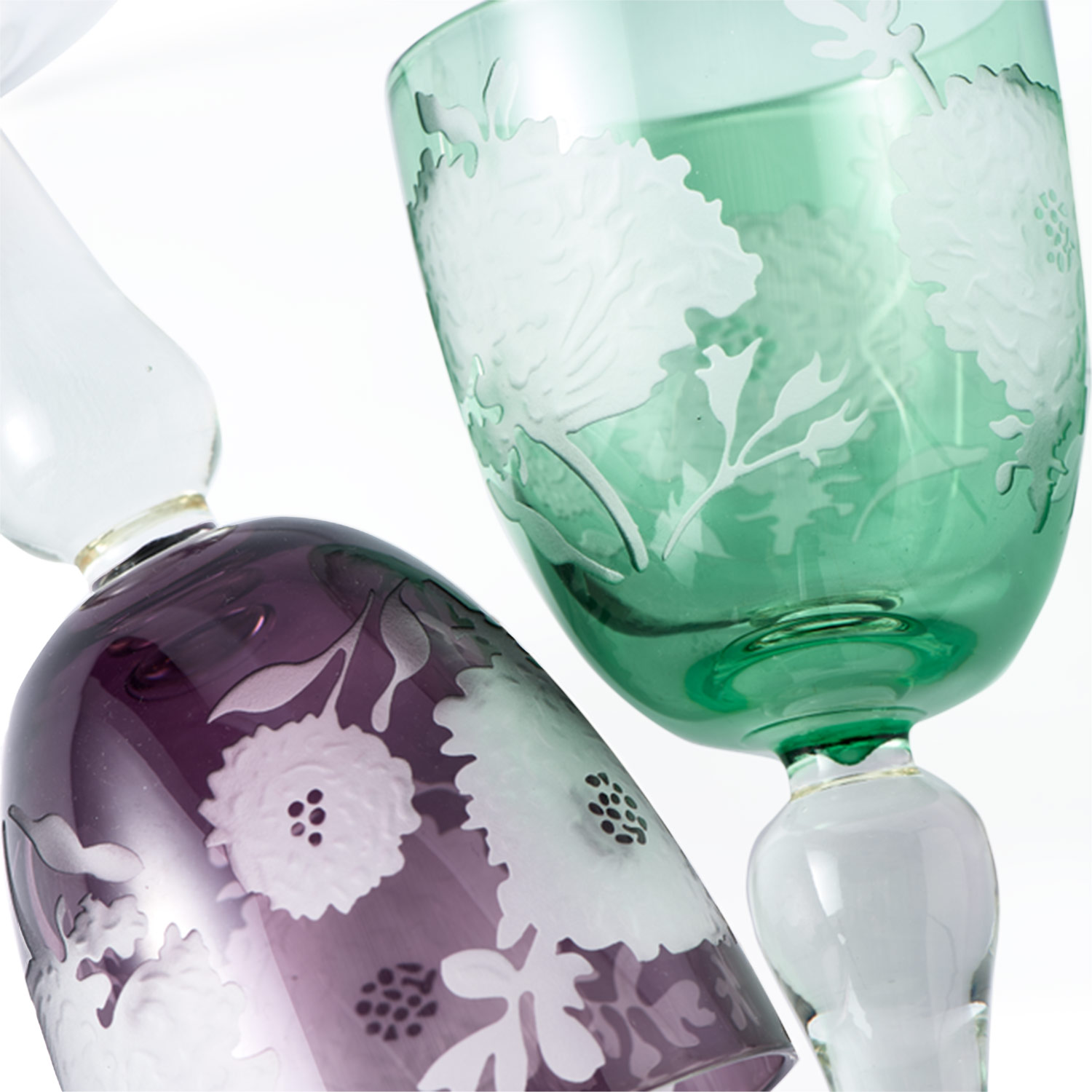 pols potten peony weinglaeser lila gruen 95832