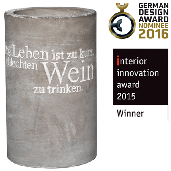 raeder design weinkuehler das leben ist zu kurz