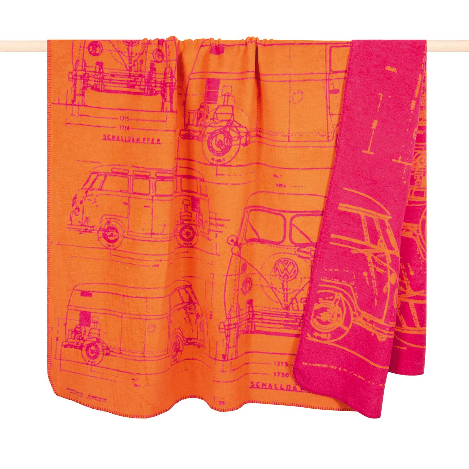 pad volk decke orange 102106