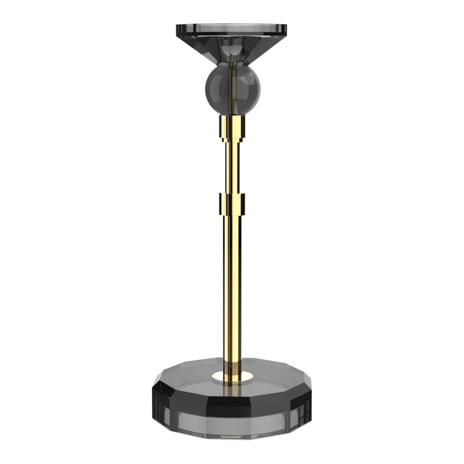 Decor Walther - KR Highlight Kerzenhalter anthrazit/gold