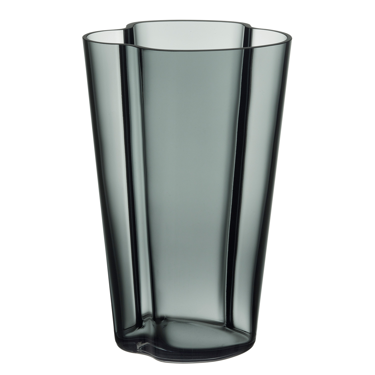 Iittala - Aalto Vase 220 mm dunkelgrau
