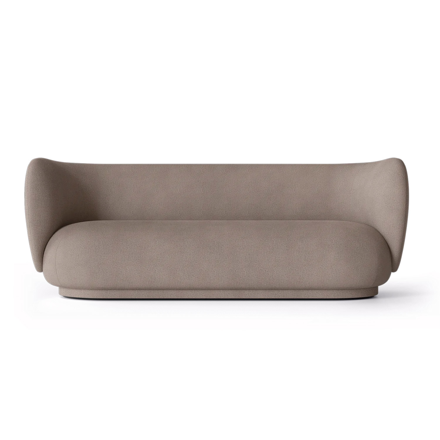 ferm living rico dreisitzer sofa brushed warm grey freisteller 85077