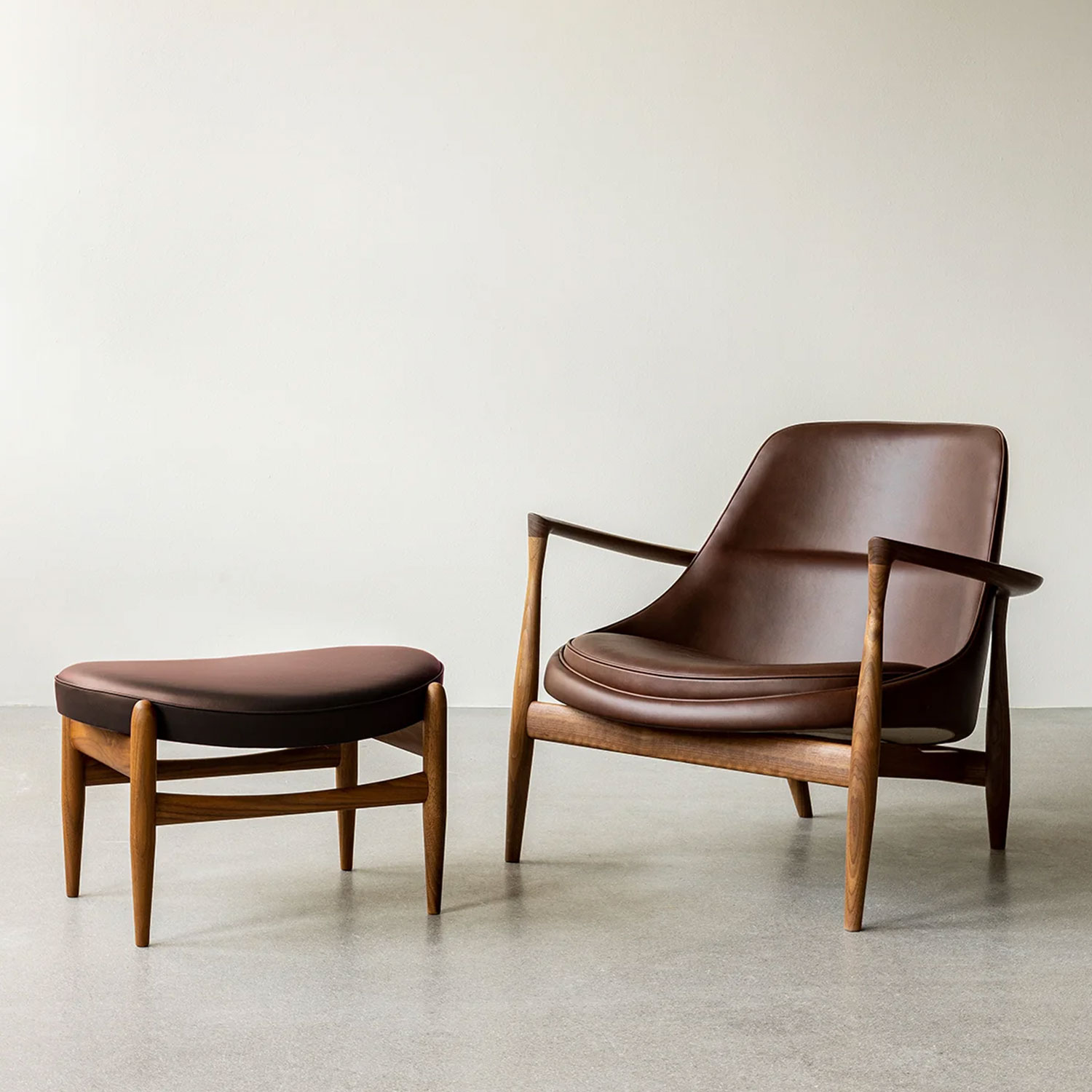 Audo - Elizabeth Fußteil Natural Oak/braun