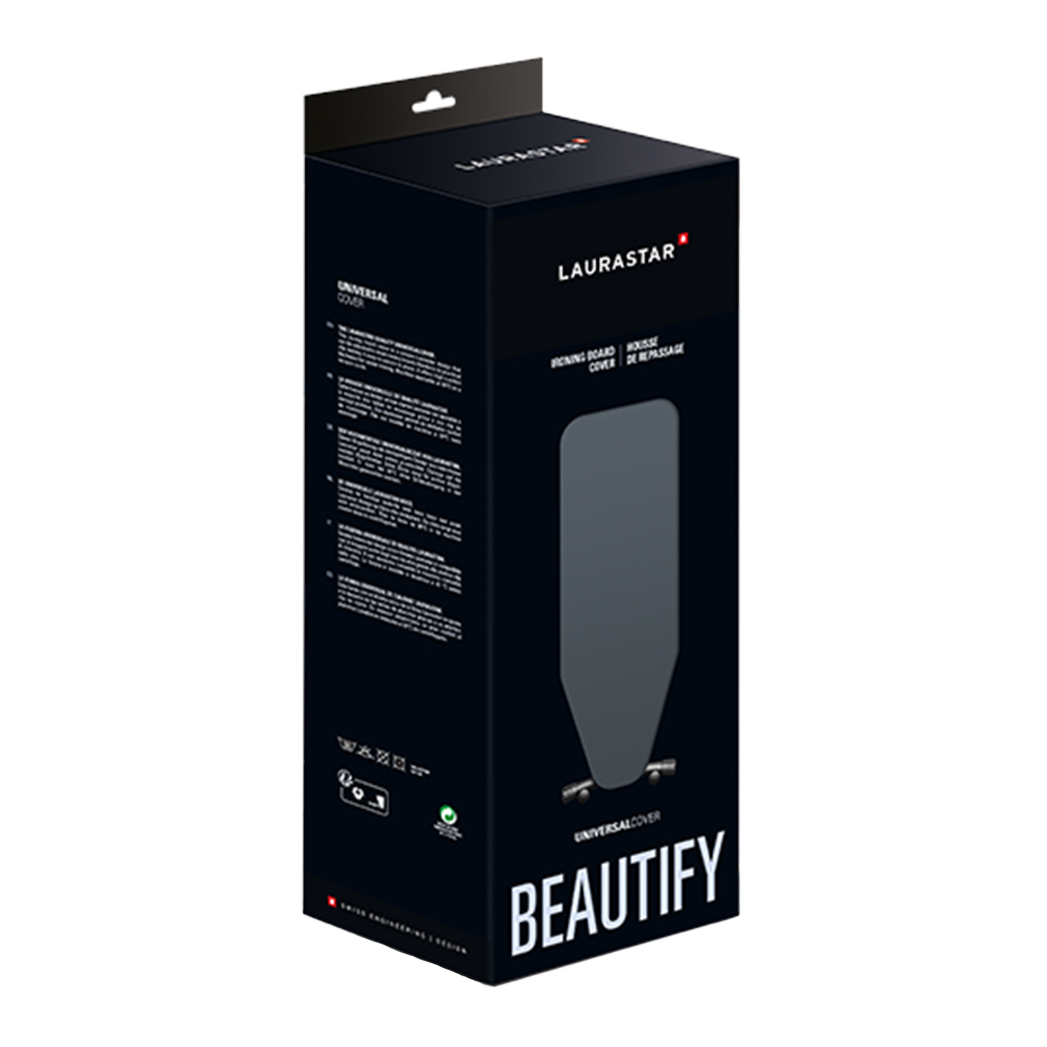 laurastar universalcover bgelbezug grau verpackung 99315