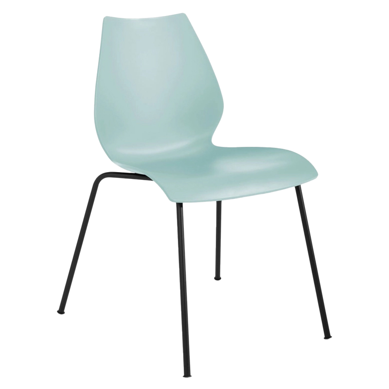 kartell maui stuhl schwarz hellblauKARN28708M 102809