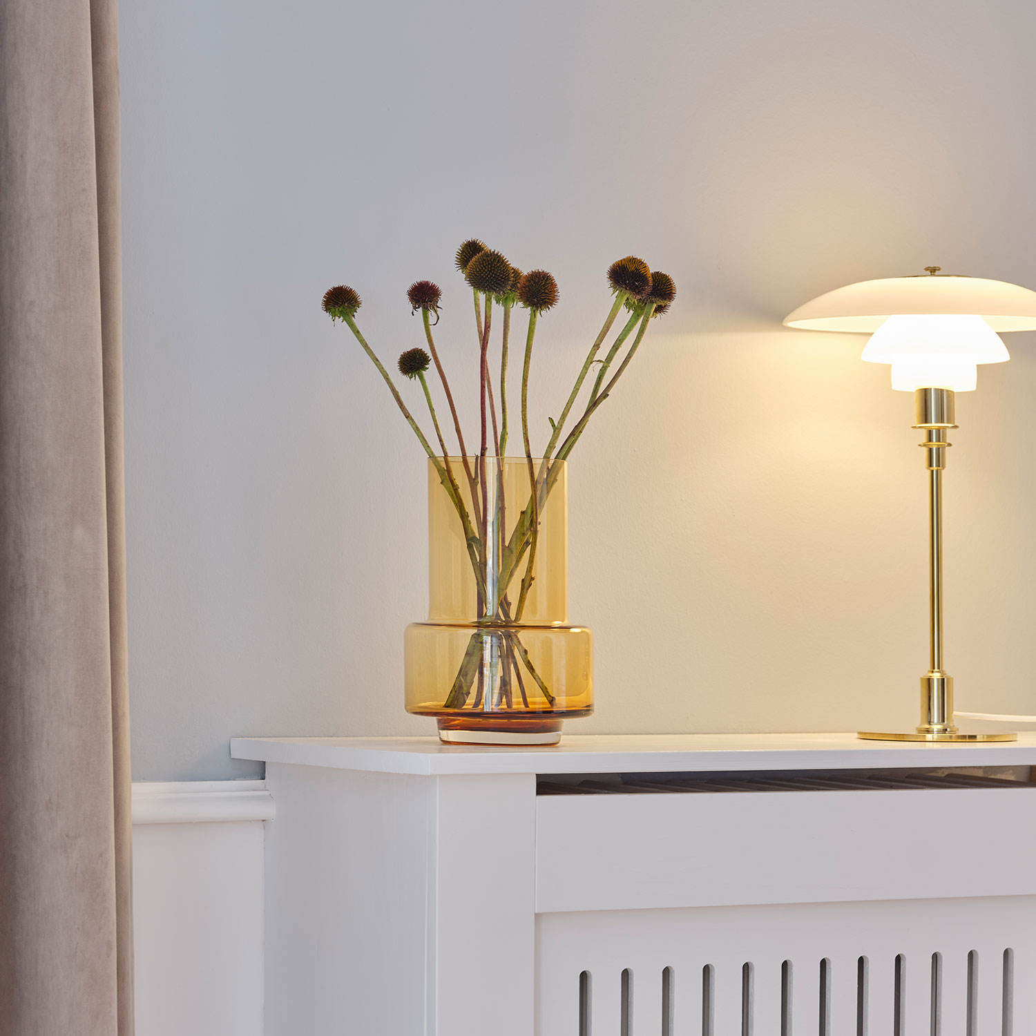 Ro Collection - Hurricane Vase No. 26 smoked grey