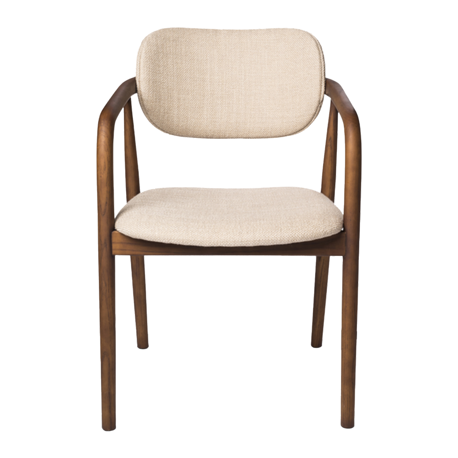 pols potten henry armlehnstuhl beige frontal 95861