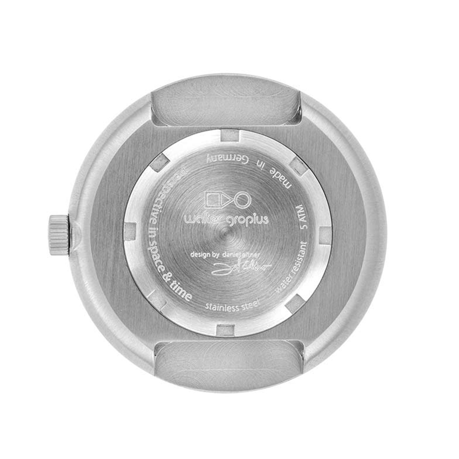 walter gropius centum deluxe uhr uhrwerk 70374