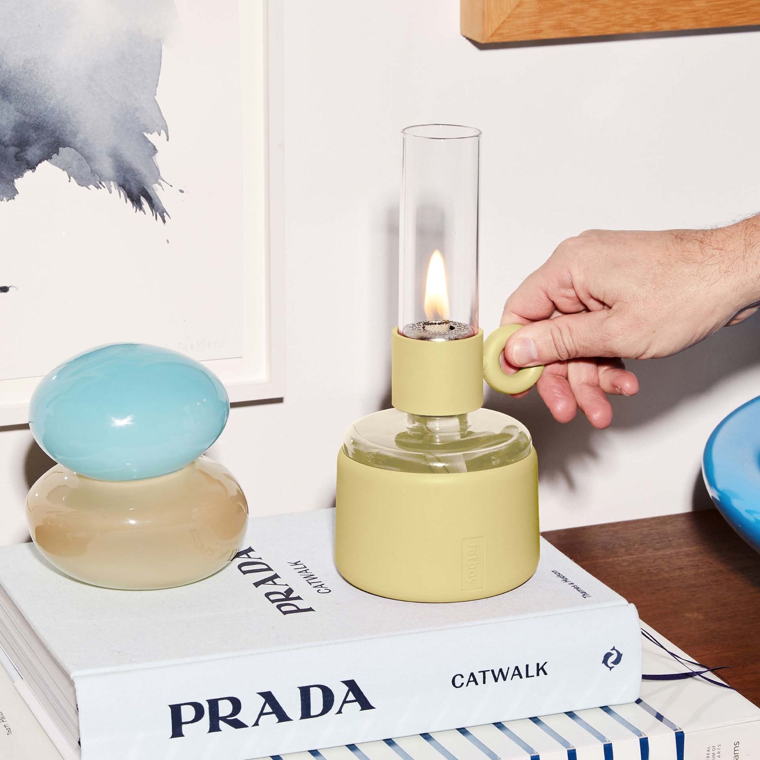 Fatboy - Flamtastique XS Öllampe pale yellow