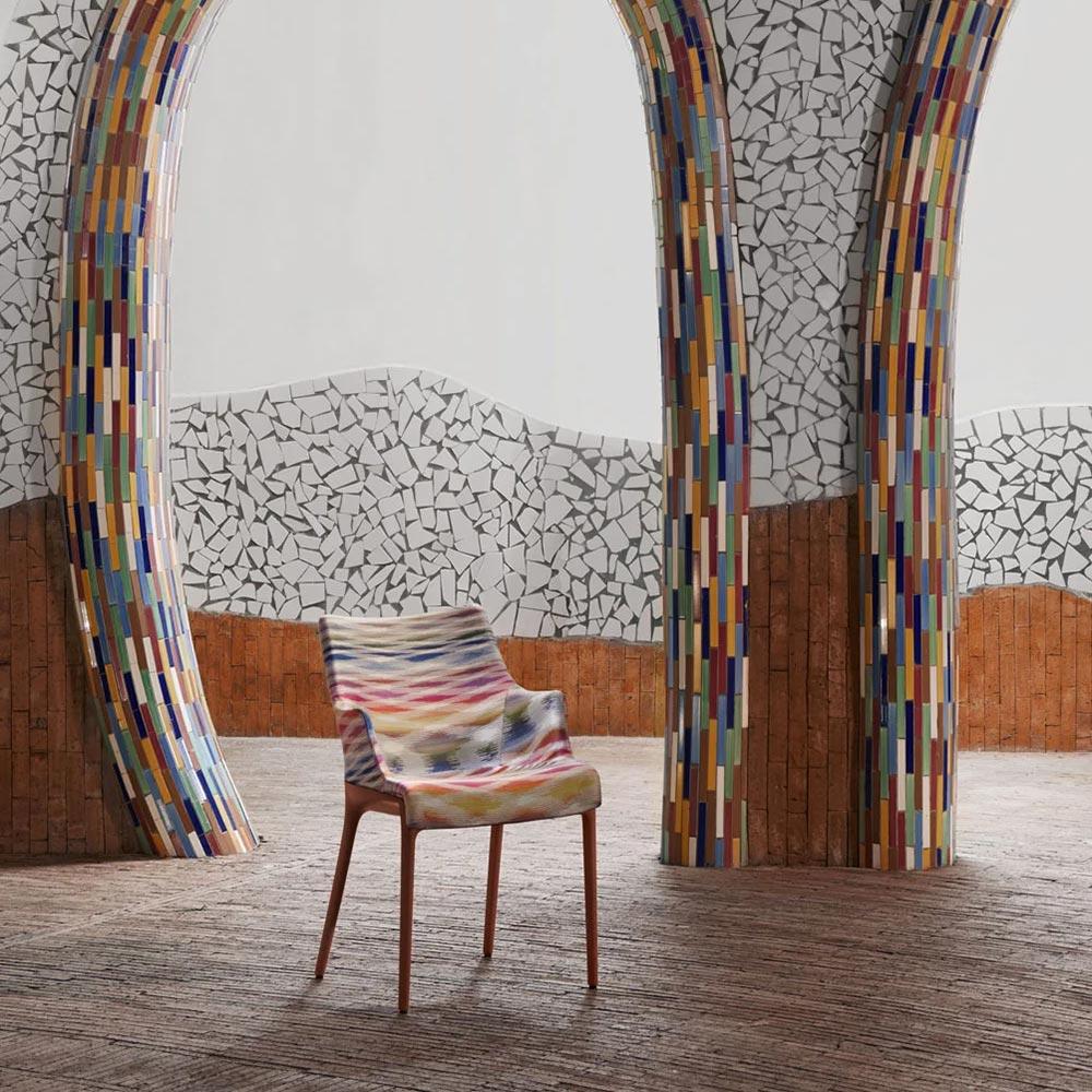 kartell eleganza nia missoni color white stuhl 102485