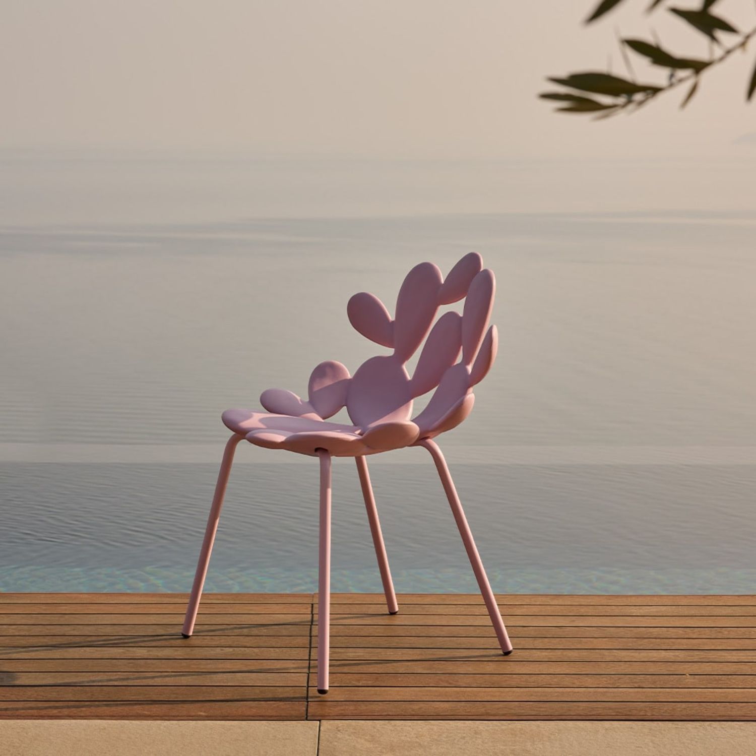 Qeeboo - Filicudi Chair farbig 2er-Set pink