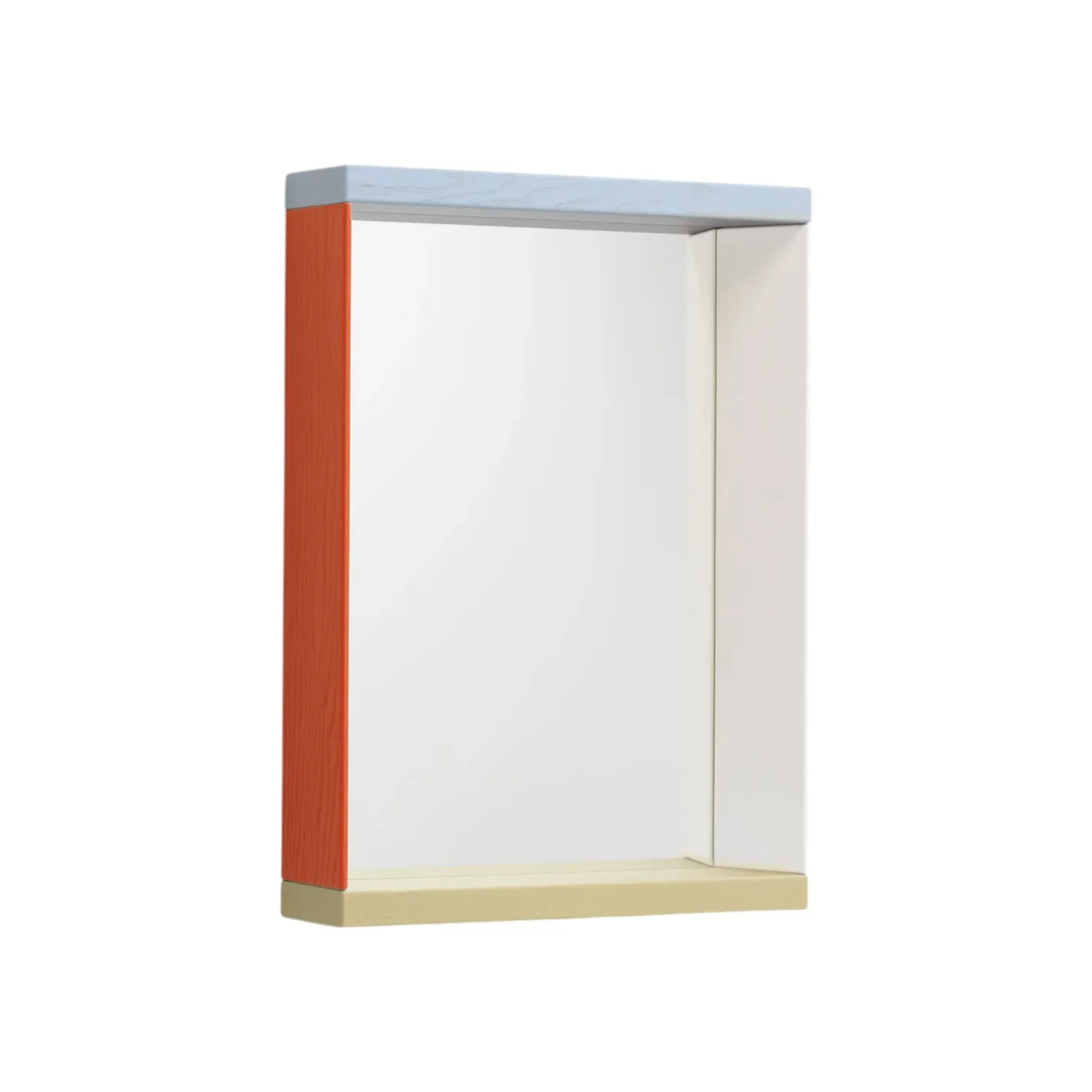 Vitra - Colour Frame Spiegel blau/orange small