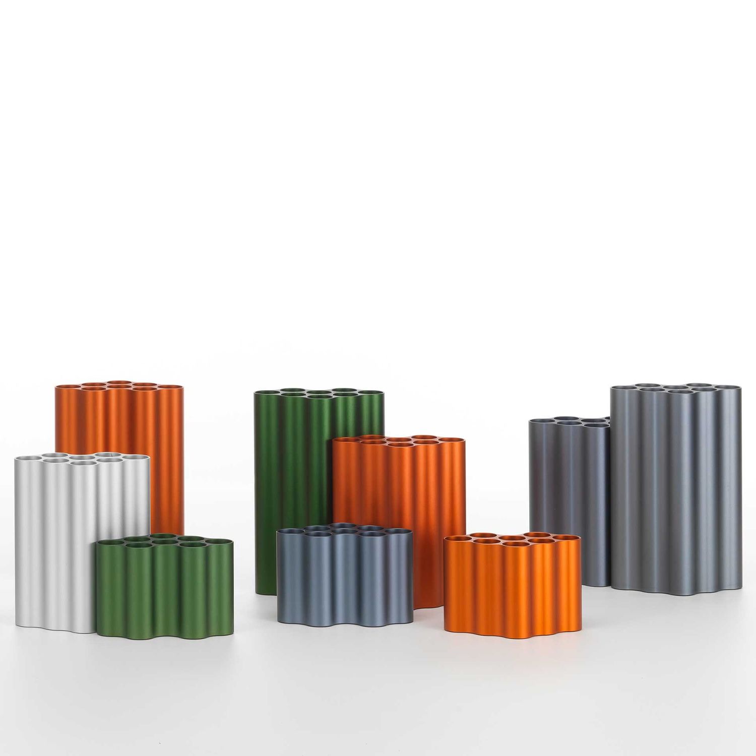 Vitra - Nuage Vase small hellsilber eloxiert