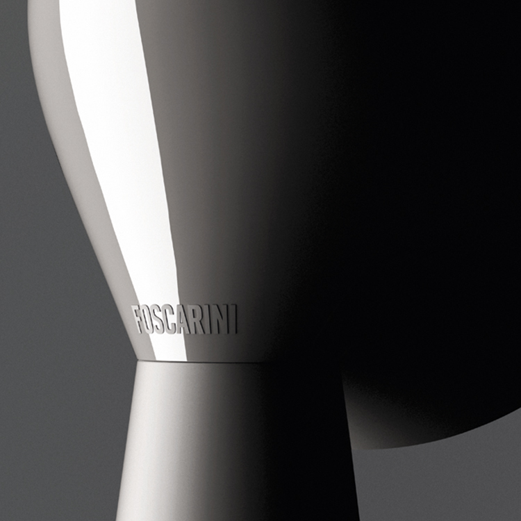 foscarini binic tischleuchte anthrazit rueckseite 63285