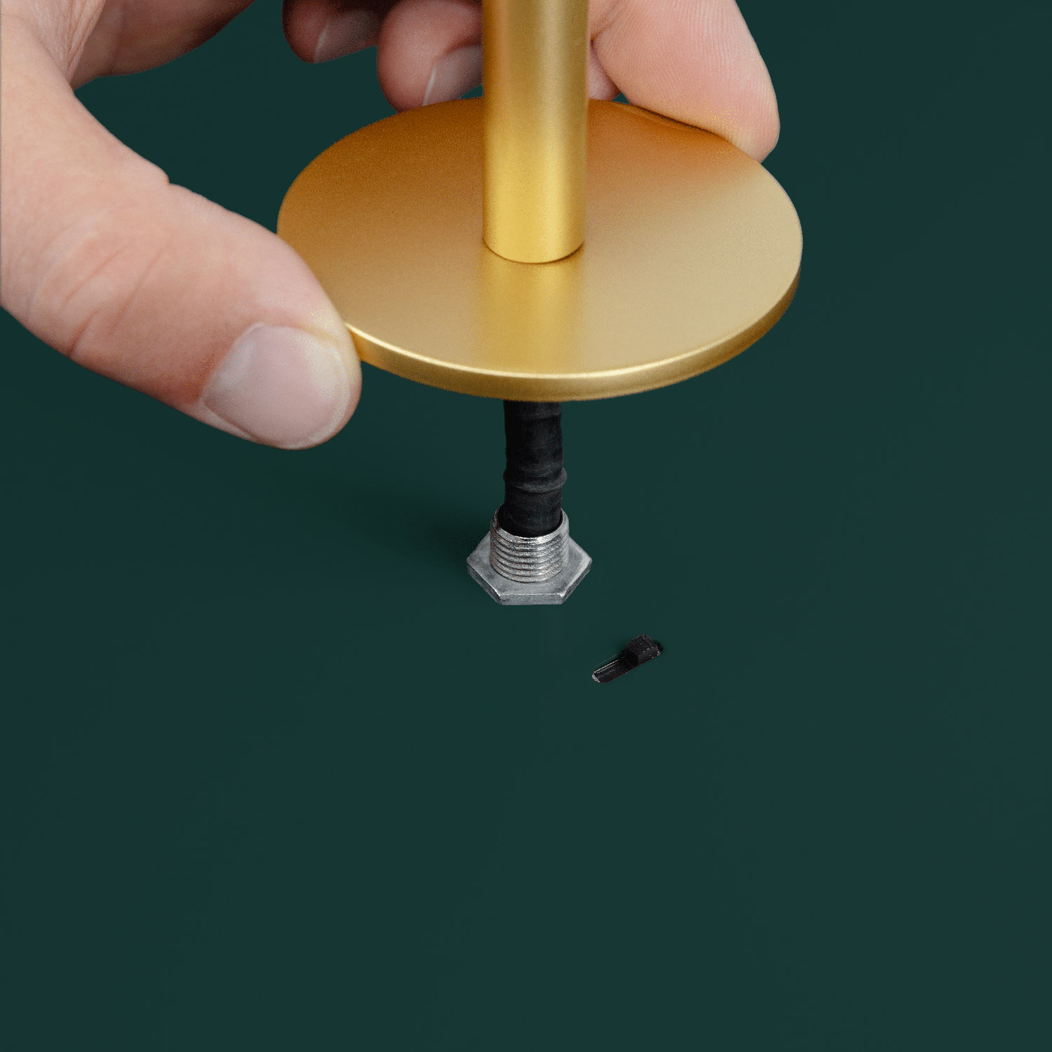 UMAGE - Asteria Plus mini anthracite grey messing