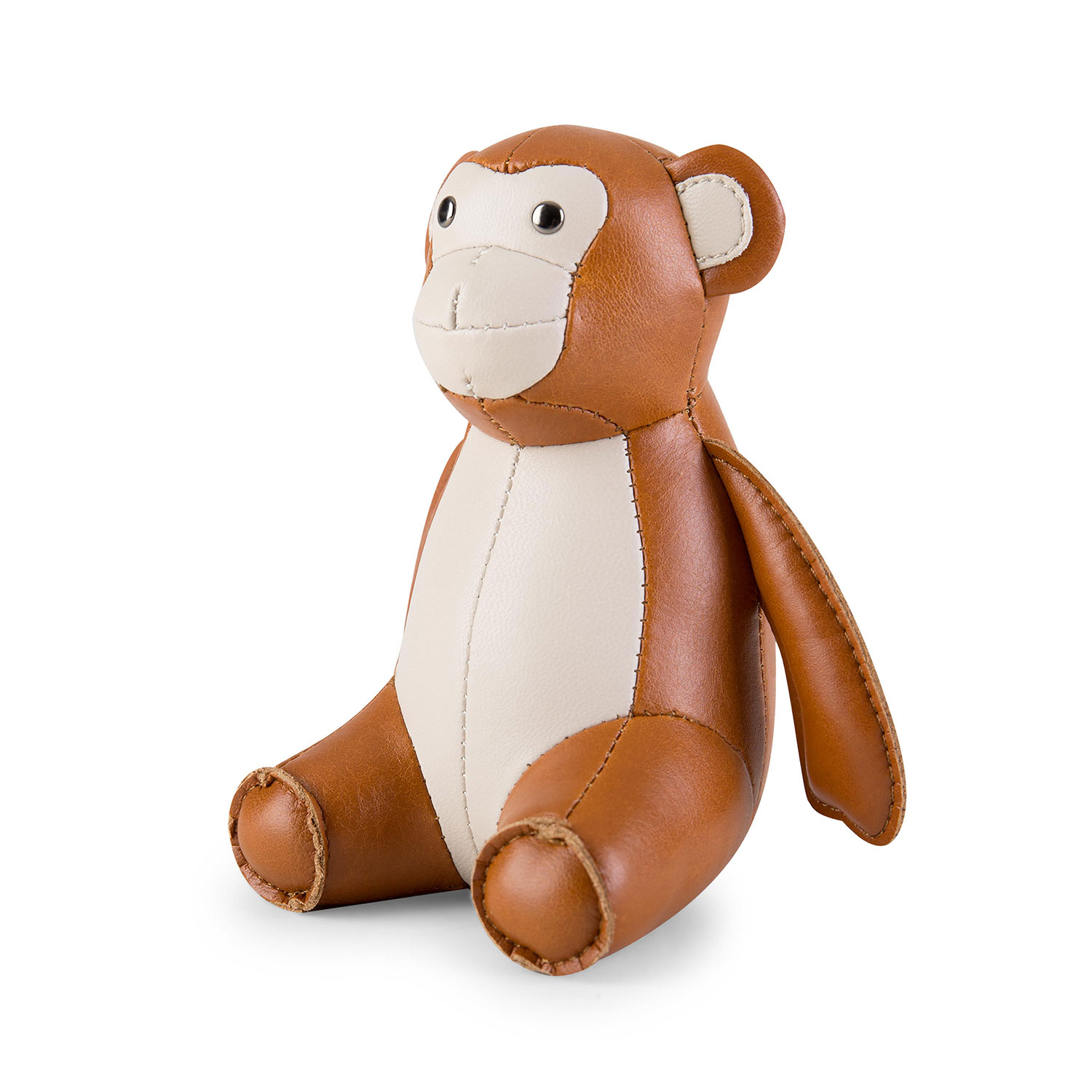 zueny briefbeschwerer leder affe 82788