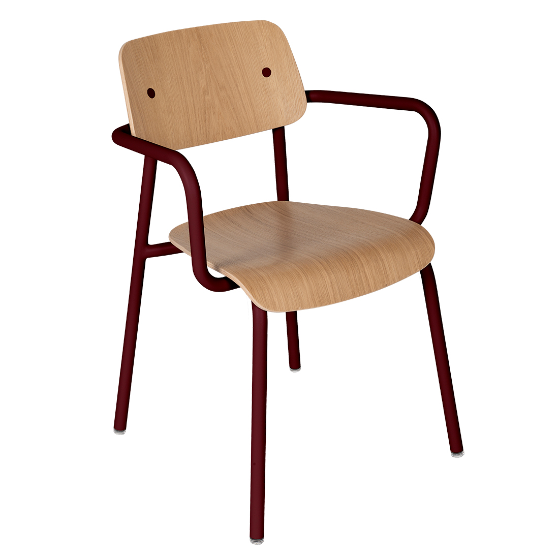 fermob studie sessel eiche schwarzkirsche 100102