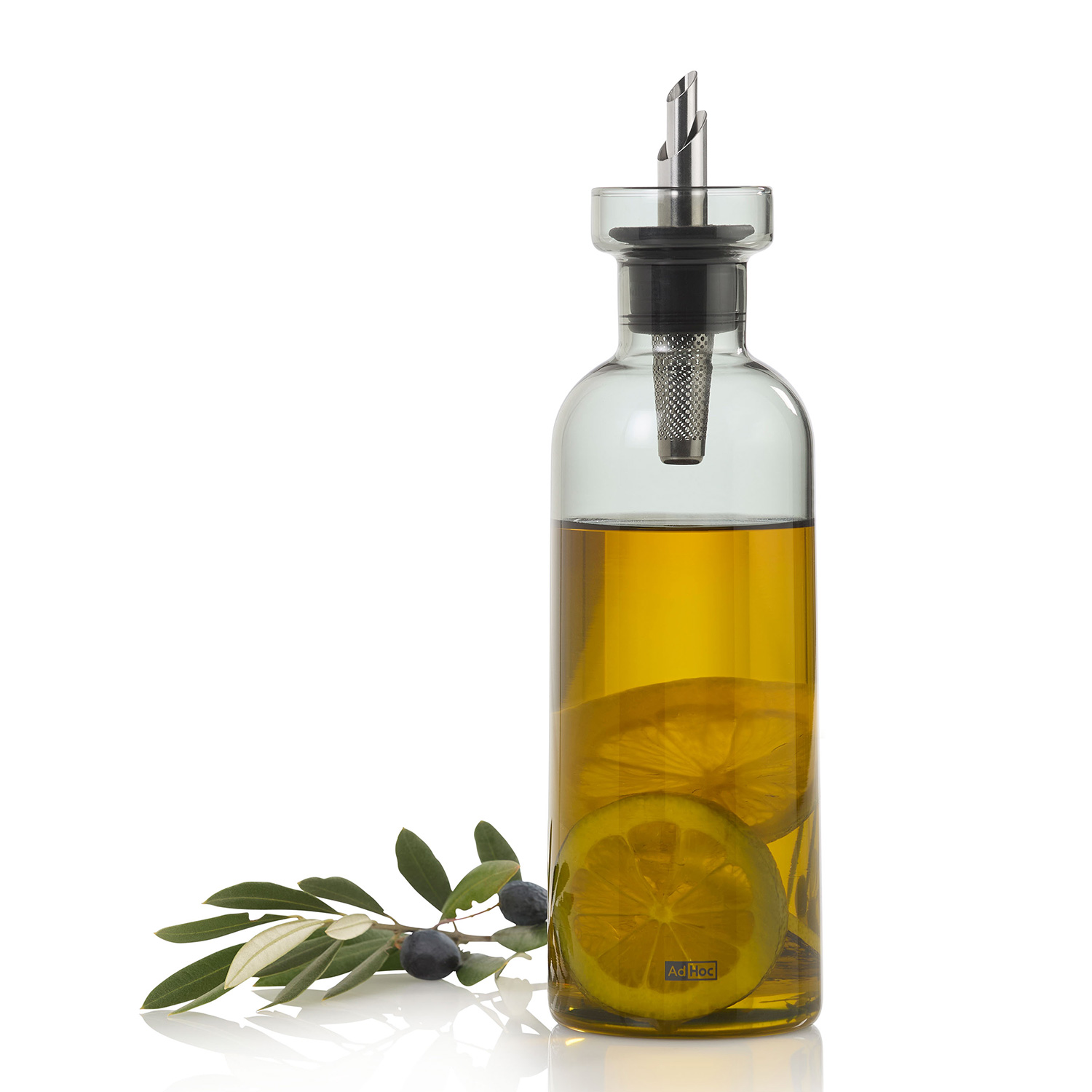 AdHoc - AromaPour Essig-/Ölspender grau Set 2x300 ml