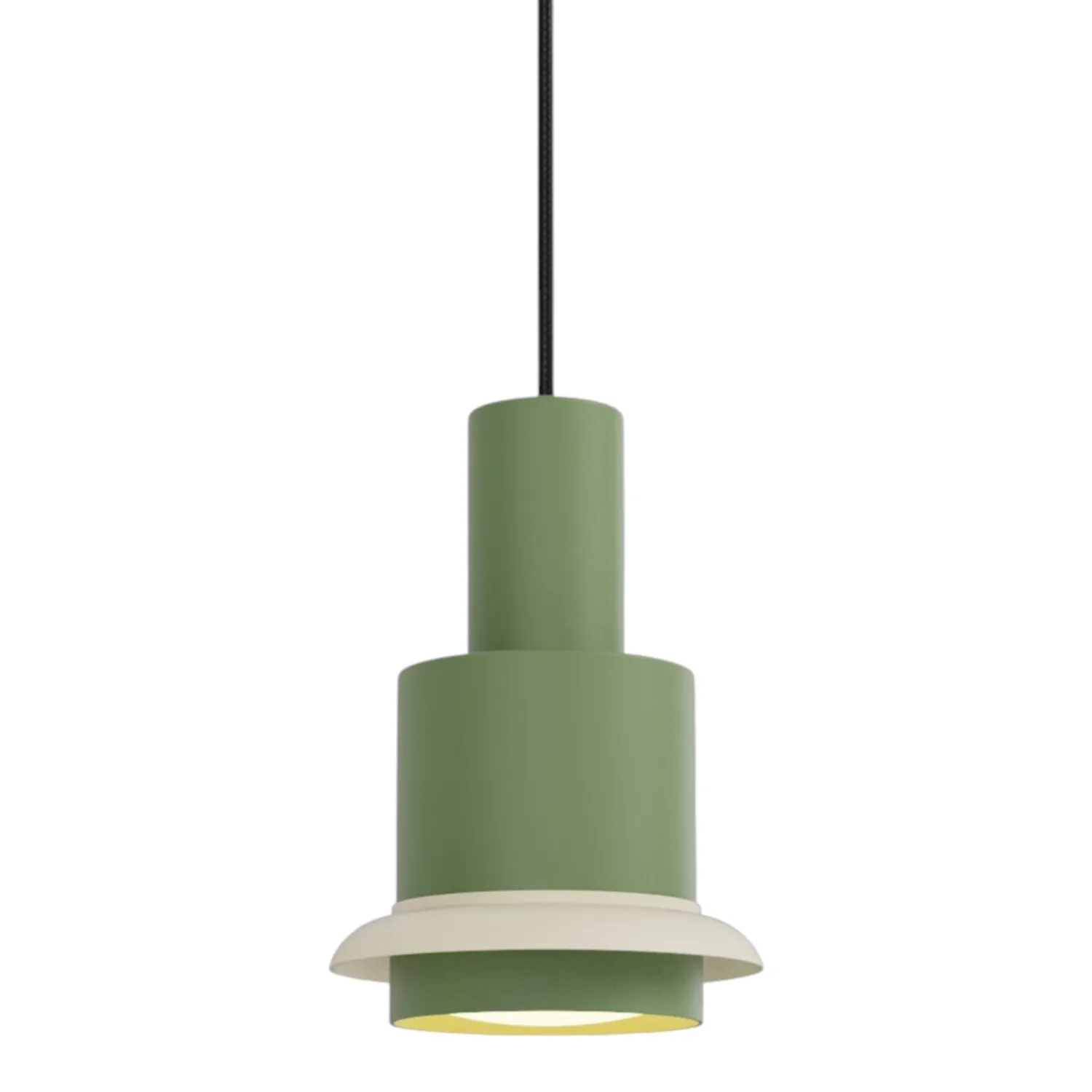 DCW - Chaumont Pendelleuchte Ø 15 cm grün weiß