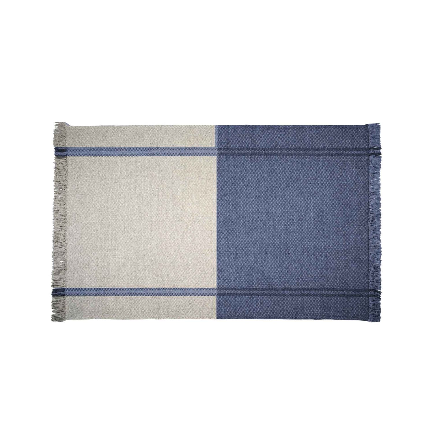 pad - Dublé Teppich 170 x 240 cm blau