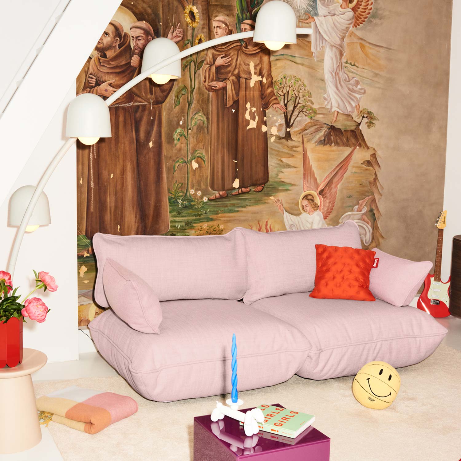 bubble pink fatboy sumo sofa modular 83791