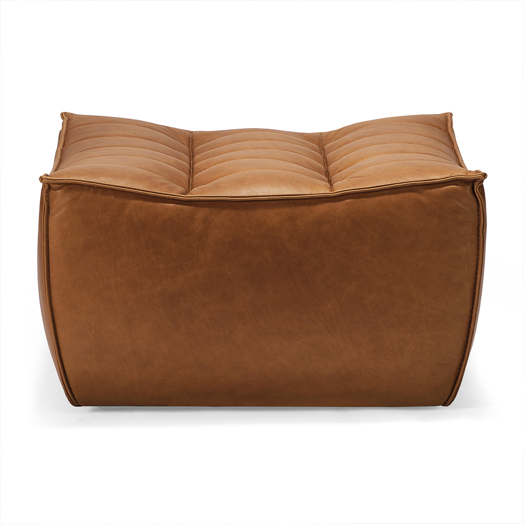 ethnicraft n701 sofa leder hocker 84047