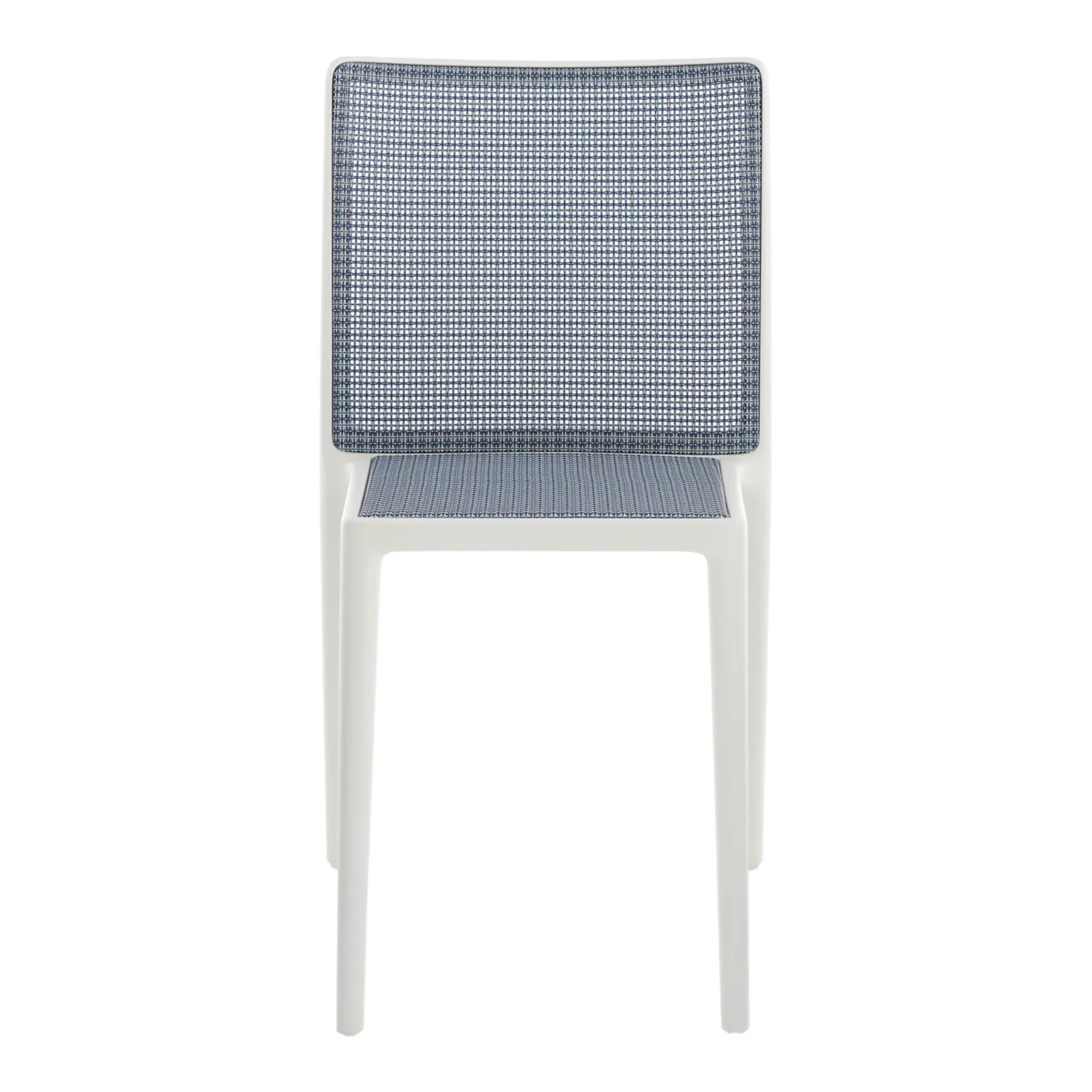 Kartell - Belvedere Tech Stuhl 2er-Set weiß/blau