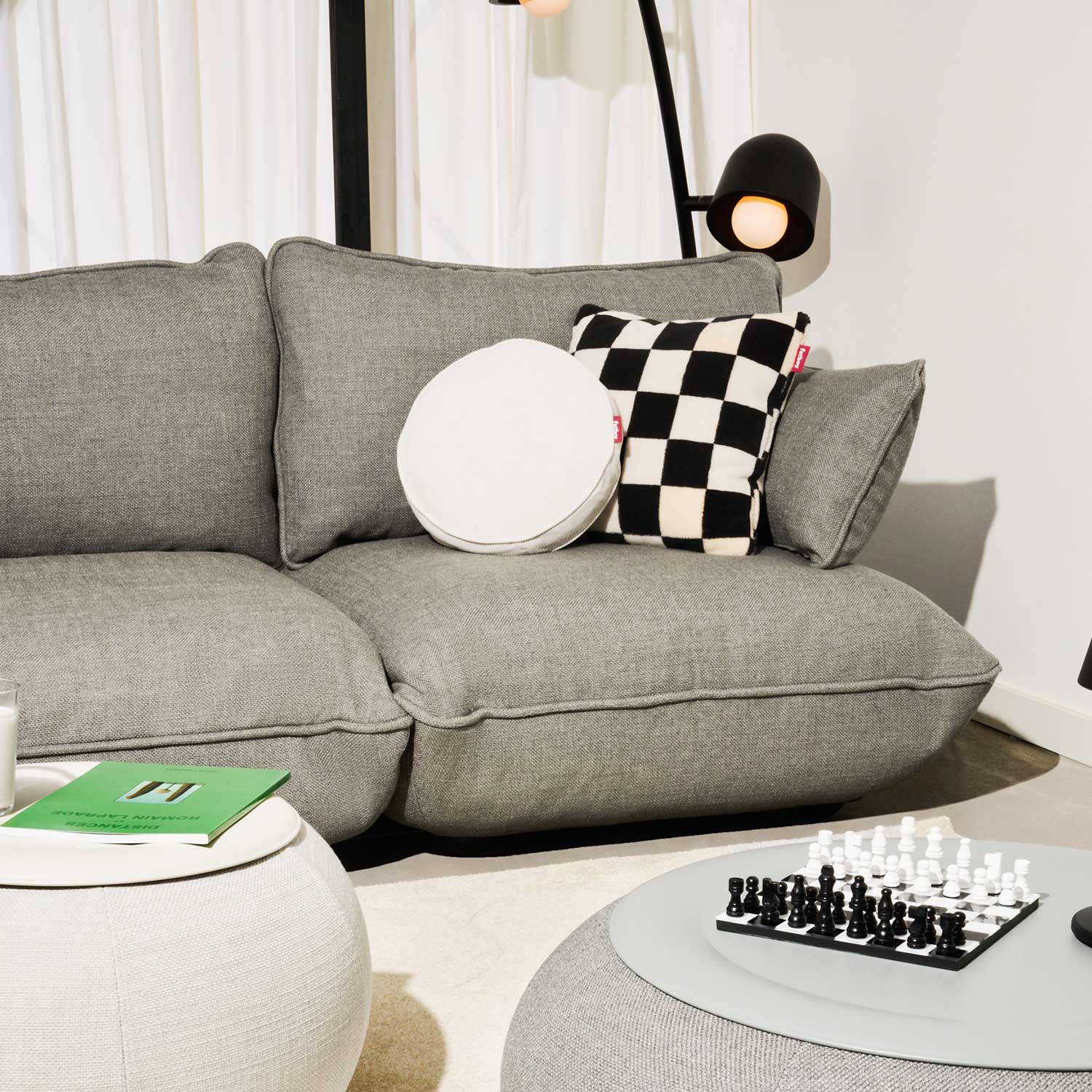 recycled pill pillow cord cream auf sofa fatboy 96640