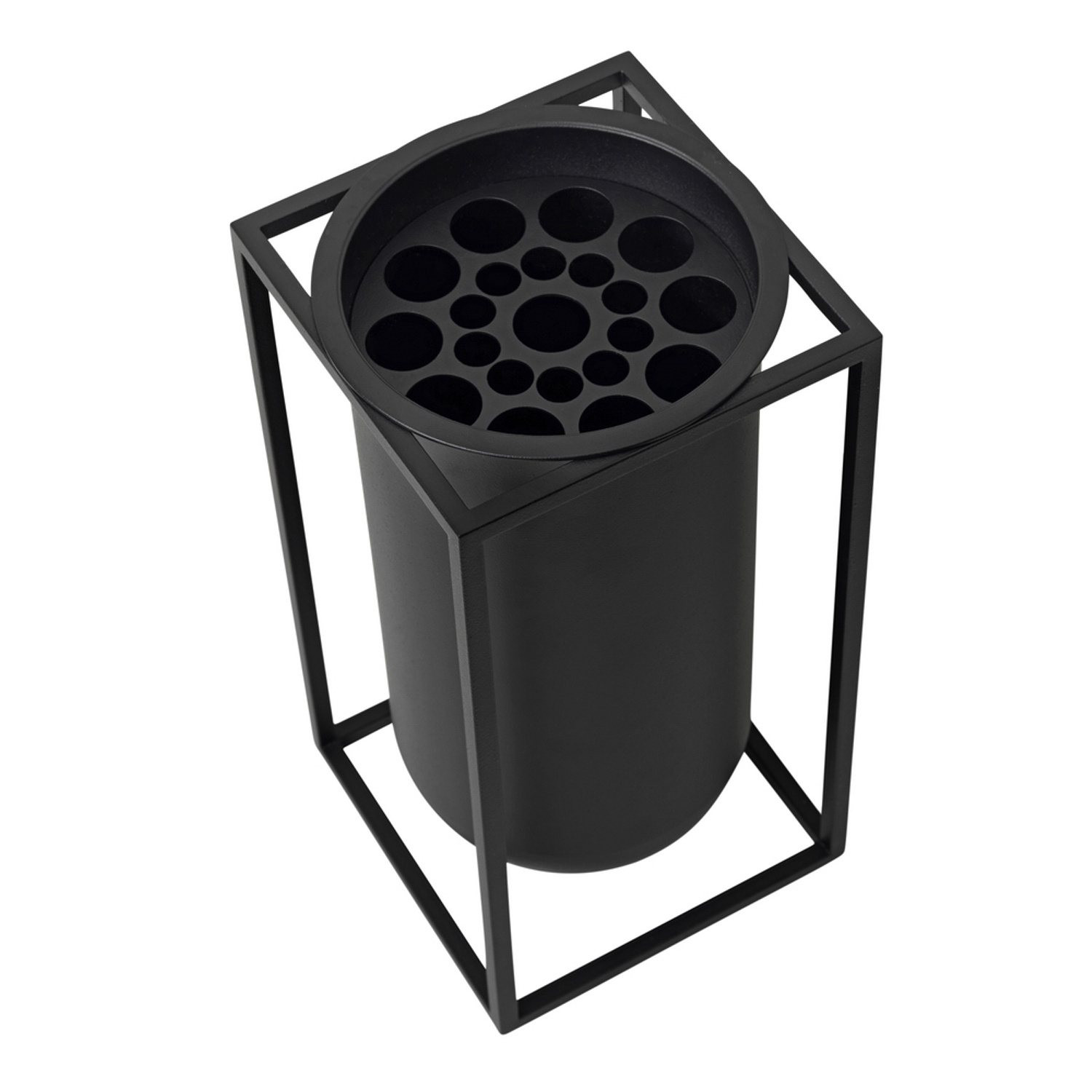 by Lassen 22001 Kubus Vase Lolo schwarz 3