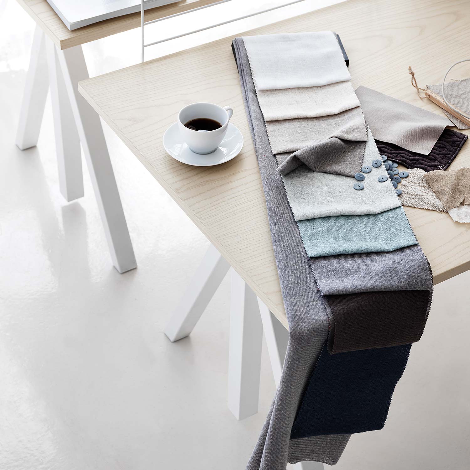 esche design schreibtisch string 95063