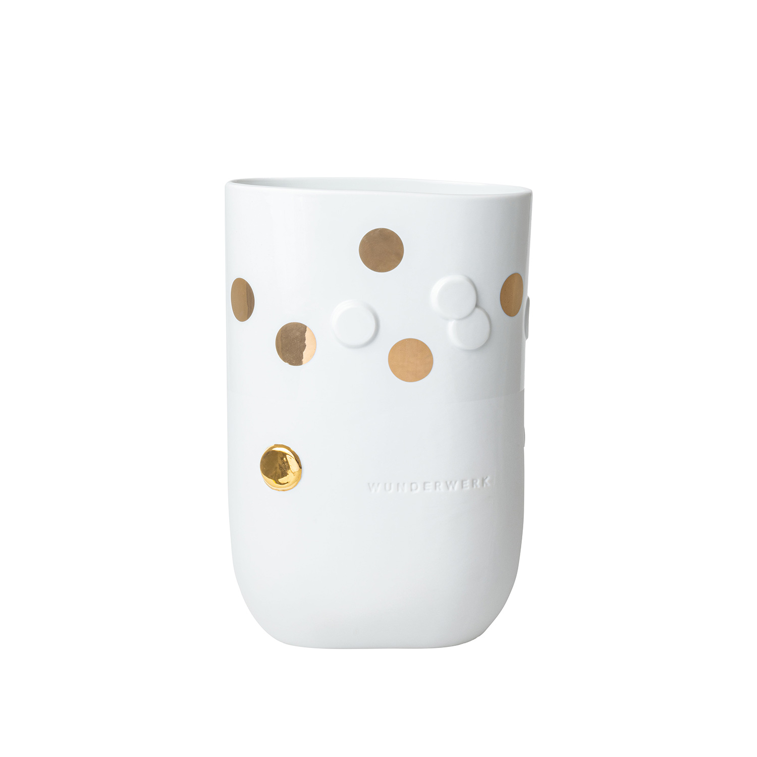 Raeder Design Goldener Punkt Vase mittel 90700 106077