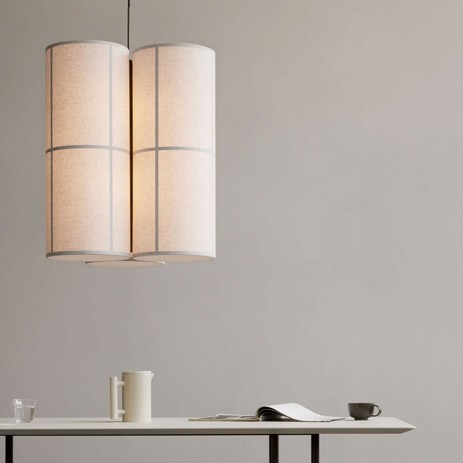 Audo - Hashira Pendelleuchte Cluster klein raw