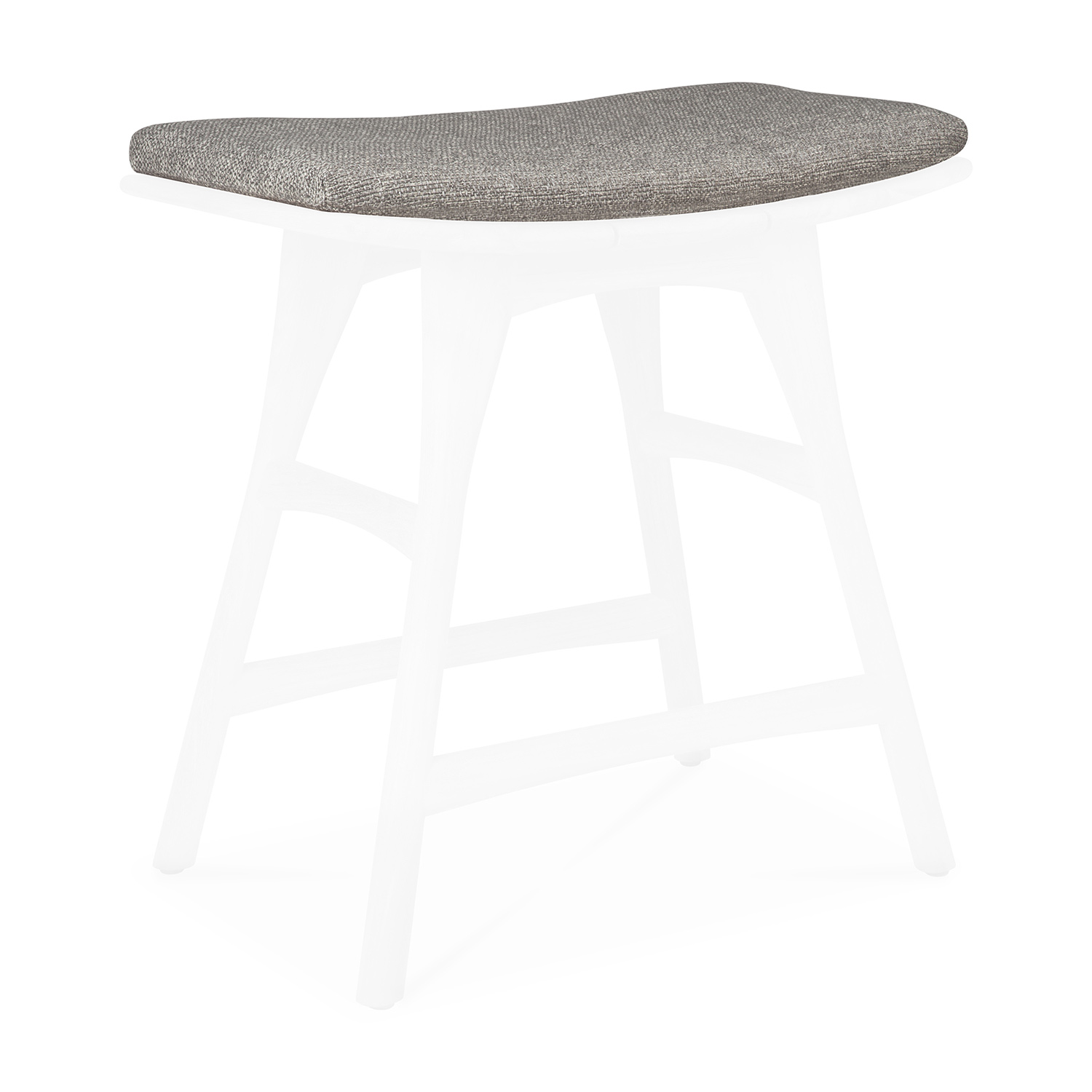 Ethnicraft - Osso Outdoor Hocker Sitzkissen mocha