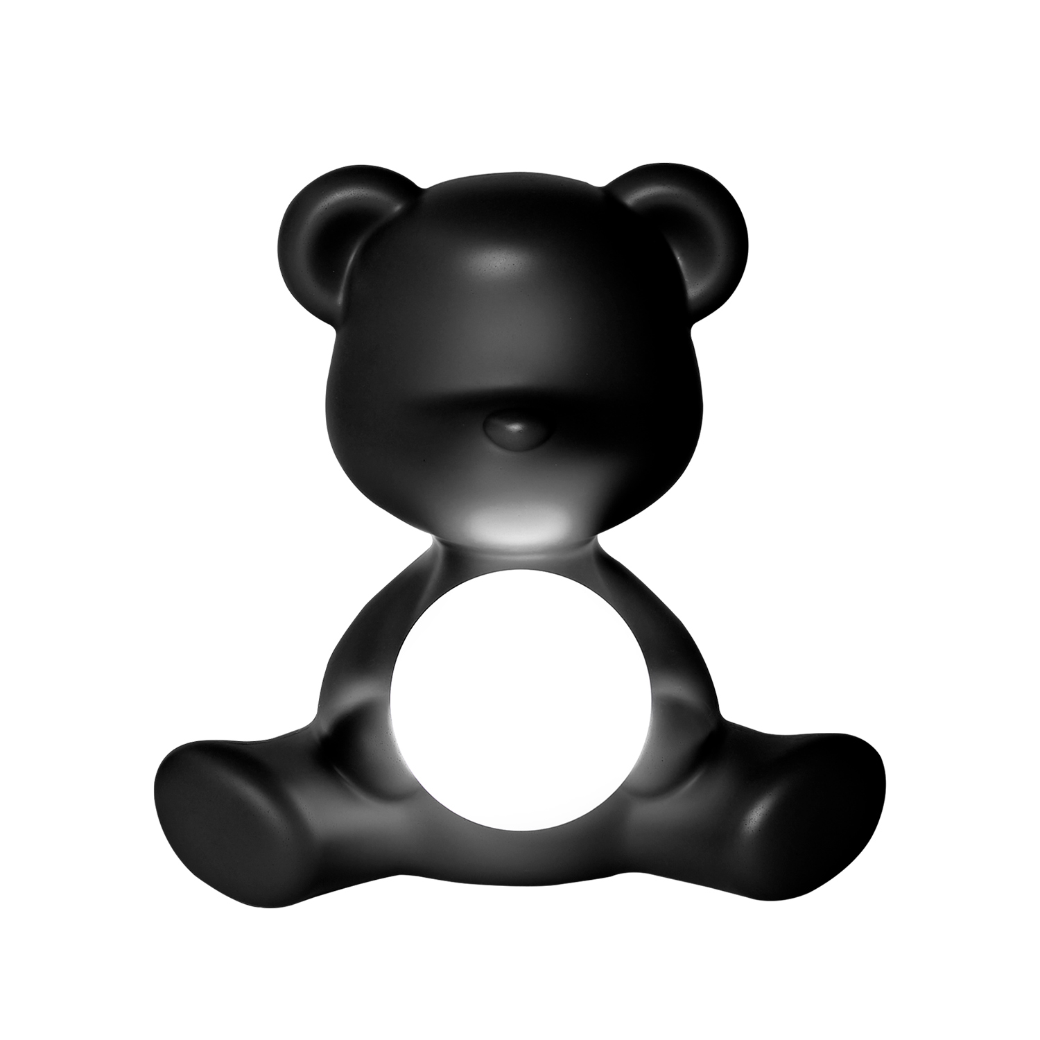 qeeboo teddy girl leuchte bright schwarz 97705