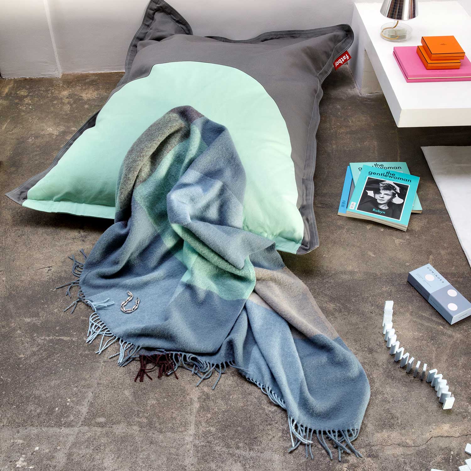 fatboy colour blend blanket blau 75222