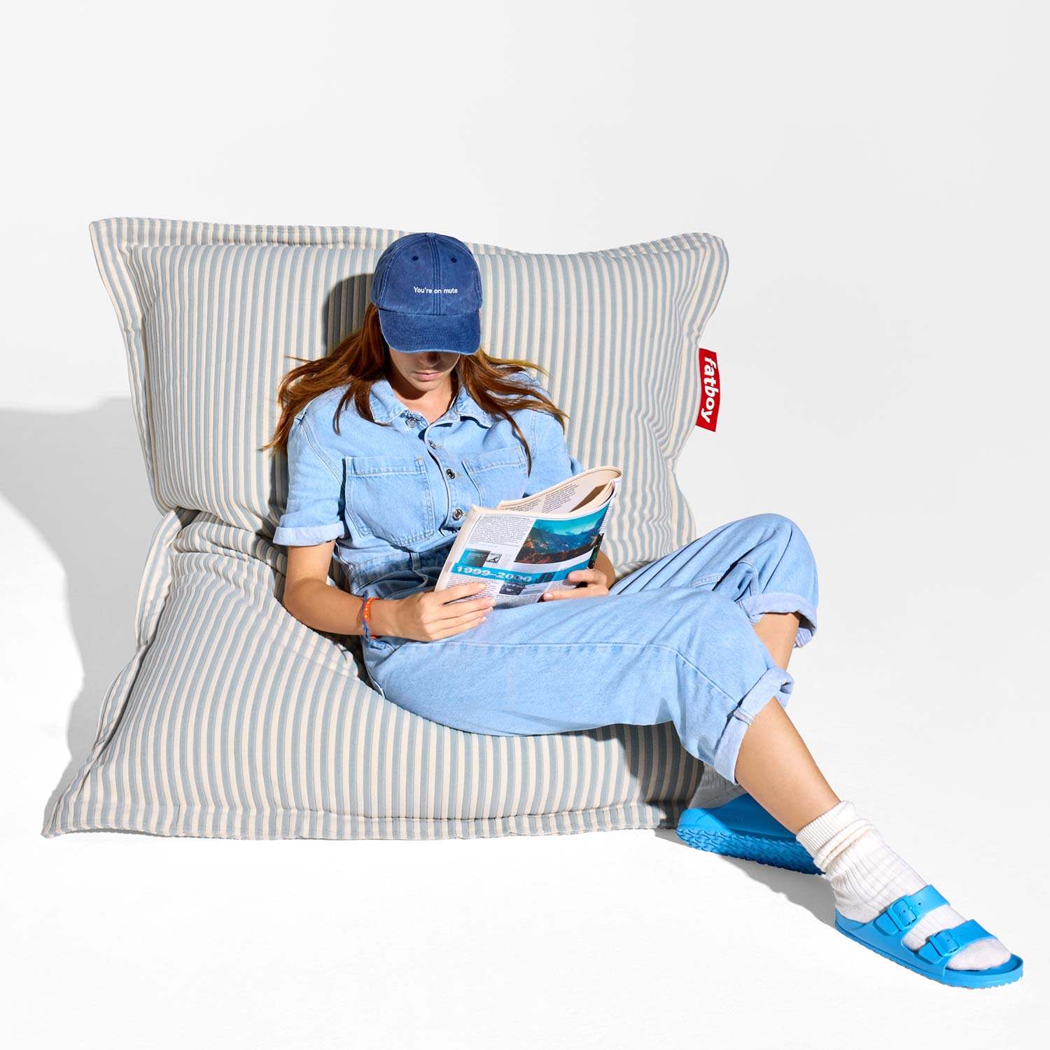 fatboy original slim terry blizzard blue creme mit frau 105752