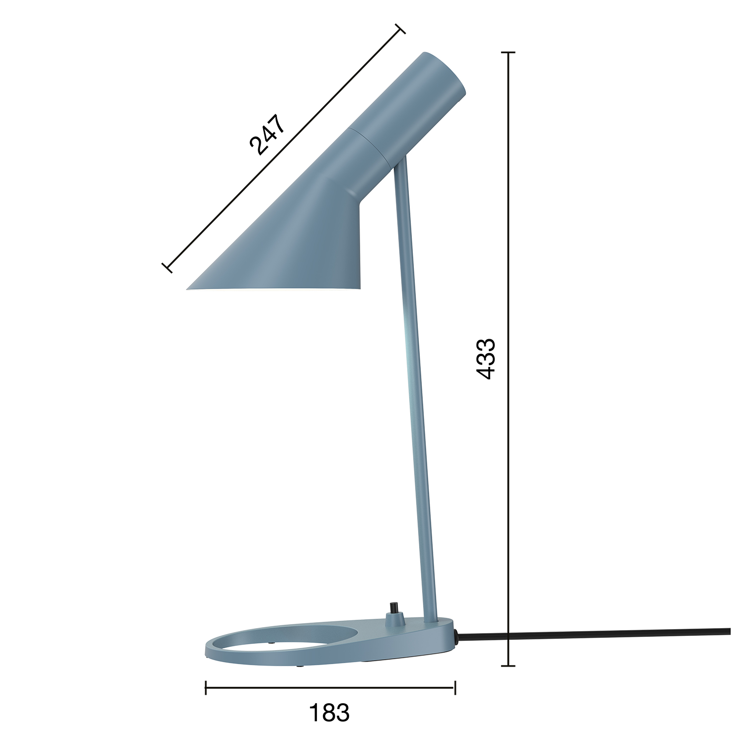 Lous Poulsen AJ Mini abmessungen 106018